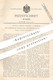 Original Patent - Gustav Adolf Cannot , London , England , 1896 , Gewinnung Von Torffasern Aus Fasertorf | Torf , Faser - Documentos Históricos