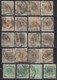 GERMANY Mi 45 (16 X) And Mi 46 (65 X)for Colourdifferences, Plate Errors, Cancellations A.s.o. - Gebraucht