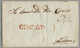Beleg Envelope Letter From GUANCAYO To LIMA, With RED Cancel GUANCAYO, Handwritten 3 (postal Rate) On Front, Reverse Sid - Peru