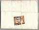 Beleg 1819, Folded Letter Cancelled LIMA/FRANCA In Red To CADIZ/Spain, Very Rare Colonial Letter, Fresh And Attractive,  - Peru