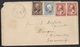 1886 US 5c, 2c(2), 1c COVER BERNSTADT (KENTUCKY) To MENGEN, GERMANY. PEN CANCEL. VERY SMALL P.O - Oblitérés