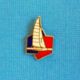 1 PIN'S //  ** LE CATAMARAN / ELF-AQUITAINE / DE MARC PAJOT ** . (B-I) - Voile