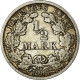 Monnaie, GERMANY - EMPIRE, 1/2 Mark, 1906, Stuttgart, TB, Argent, KM:17 - 1/2 Mark