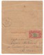 Réunion CARTE LETTRE 10c. Datée De Piton (Ste-Rose) 29 / 10 / 42 Pour St Denis - Lettres & Documents