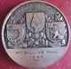 Médaille En Aluminium Produits Chimiques Electrométallurgiques Alais Camargue Froges Attribué à Mme GALLIOZ M. 1946 - Sonstige & Ohne Zuordnung