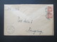 DR Dienstpost  1920 Abwicklungsbrief Stempel L3 Abwicklungsstelle Infanterie Regt. Nr. 138 Nach Königsberg Ostpreussen - Service