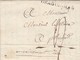 Lettre Entête Maire  SALERNES Var 5/7/1819 Marque Postale DRAGUIGNAN à Maire Pelloubier ( Puyloubier ) Bouches Du Rhône - 1801-1848: Précurseurs XIX