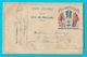 Carte Ancienne Brodée Militaire Souvenir Lorrain 1914 - Ricamate