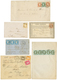 Type CERES - Superbe Lot De 10 Lettres Sélectionnées Avec TB Affrts (imprimés, CHARGE), Oblitérations Rares ( OR Signé C - Collections
