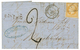 1853 10c (n°13) Obl. PC + T.15 BERGERAC + Taxe 2 Manuscrite Sur Lettre. TB. - Autres & Non Classés