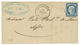 1875 25c CERES (n°60) Obl. Convoyeur BEDARIEUX / MI.BEZ Sur Lettre Pour AGDE. Indice 18. Superbe. - Other & Unclassified