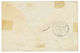 1871 20c BORDEAUX (n°46) TTB Margé + Bord De Feuille Obl. GC 161 + T.16 ARINRHOD Sur Lettre. Signé LAMY & SCHELLER. Supe - Other & Unclassified