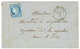 1874 25c CERES (n°60) Obl. OR + GARE DE DOLE Sur Lettre Avec Texte Daté "CHAUVORD". Verso, Bureau De Passe 1307. RARE. T - Autres & Non Classés