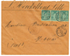 1886 5c SAGE (x3) Obl. GARE DE LILLE AMB.D Sur Env. Pour DOUAI. Superbe. - Other & Unclassified