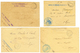 "HOPITAUX MILITAIRE - MAROC" : 1915/17 Lot De 4 Lettres Avec Cachet D' HOPITAUC (BER-RECHID, OUDJDA, RABAT X2 ). Superbe - Army Postmarks (before 1900)