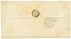"CUBA LOUISIANE" : 1863 80c (n°17) Obl. ANCRE + Cachet Rarissime CUBA LOUISIANE Sur Lettre Sans Texte Pour BORDEAUX. PIE - Maritime Post