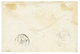 1866 FRANCE 40c (n°23) Obl. GC 5080 + ALEXANDRIE EGYPTE + EGYPT 1ère émission 1P Obl. ZAGASIK Sur Envelope To FRANCE. RA - Other & Unclassified