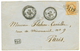 1868 40c (n°23) Pd Obl. GC 5119 +T.22 LE CAIRE Bau FRANCAIS Sur Lettre Pour PARIS. Cote 625€. TTB. - Other & Unclassified