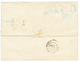 1868 10c (n°21)x4 Obl. ANCRE + CONSTANTINOPLE PAQ FR U Sur Lettre Pour La FRANCE. TB. - Other & Unclassified