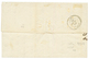 1862 10c (n°13) + 40c (n°16) Obl. PC 3772 + RHODES TURQUIE Sur Lettre Avec Texte Pour SYRA (GRECE). RARE. Cote 3400€. Su - Other & Unclassified