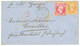 1867 40c(n+23) + 80c (n°24) Obl. GC 5104 + SHANGHAI Bau FRANCAIS Sur Envelope Pour CORCELLES (SUISSE). Affrt Rare à 1F20 - Other & Unclassified