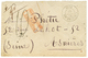 1874 Rare Type 15 SUEZ Bau FRANCAIS + Taxe 10 Sur Enveloppe (pd) Pour La FRANCE. Le Type 15 (bureau Direction) Est Trés  - Other & Unclassified