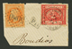 Mixte EGYPTE 1p Obl. ISMAILA + FRANCE 40c EMPIRE Obl. GC 5080 D' ALEXANDRIE. Superbe. - Other & Unclassified