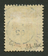 HOI-HAO : 15c Bleu (n°7) TB Centré Obl. Cote 900€. Rare. Signé BRUN & SCHELLER. Superbe. - Other & Unclassified