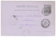 COTE D' IVOIRE - PRECURSEUR Pour Le MONTENEGRO : 1894 COLONIES GENERALES Entier 10c Obl. COTE D' IVOIRE GRAND-BASSAN Pou - Autres & Non Classés