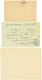 1896/1907 Lot 3 Lettres GRAND-BASSAN Dont RECOMMANDE Avec 20c + 25c. Superbe. - Other & Unclassified