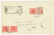 1919 CROIX-ROUGE 5 S/ 10c (x3) + 20c Sur Enveloppe RECOMMANDEE De CAYENNE Pour La SUISSE. TB. - Altri & Non Classificati