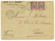 "KOUROUSSA" : 1898 25c(x2) Obl. KOUROUSSA Sur Env. De ST LOUIS SENEGAL Pour PARIS. TB. - Other & Unclassified