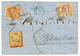 ANTIVARI : 1870 ANTIVARI + SCUTARI D' ALBANIE + Stamp From TURKEY + ITALIAN POSTAGE DUES 0,10 + 60c On Cover (fault) To  - Levant Autrichien