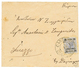 "CANEA To DURAZZO " : 1905 25c Canc. CANEA On Envelope To DURAZZO ALBANIA (superb Arrival DURAZZO In Violet). Vf. - Levant Autrichien