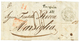 CONSTANTINOPLE : 1837 TURQUIE + A.T On Entire Letter From CONSTANTINOPLE To FRANCE. Verso, Disinfected Cachet. Vvf. - Levant Autrichien
