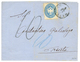 METELINE : 1868 10s Canc. METELINE + "10" Tax Marking On Cover To TRIESTE. Vvf. - Levant Autrichien