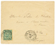 "TUNISIA To METELINO" : 1899 TUNISIA 5c Canc. BIZERTE REGENCE DE TUNIS On Envelope (PRINTED MATTER Rate) To METELINE TUR - Eastern Austria