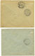 METELINO : 1906 1P Canc. METELINO To TRIESTE & 1908 20p (x2) Canc. METELINO To CONSTANTINOPLE. Superb. - Eastern Austria