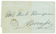 SHIP MAIL : 1854 P.P / COSTANTINOPLI Cachet On Entire Letter From CONSTANTINOPLE To BROUSSE. Vf. - Autres & Non Classés