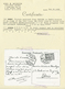 "ERIHA" : 1914 TURKEY 20p Canc. ERIHA (JERUSALEM) In Violet On Card To FRANCE. Very Scarce. MUENTZ Certificate (1988). S - Palestine