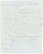 1849 PAID AT PANAMA + "2/-" Tax Marking On Entire Letter To LIMA PERU. Superb. - Panama