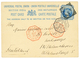 1889 INDIA P./Stat 1a 1/2a Canc. ZANZIBAR + LA REUNION A MARSEILLE In Red (scarce) To GERMANY. Superb. - Autres & Non Classés