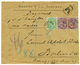 1893 INDIA 1a (x2) + 2a 6p Canc. ZANZIBAR /REG. On REGISTERED Commercial Envelope To BERLIN. RARE. Superb. - Other & Unclassified