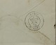 Lettre Avec Correspondance 1876 Dugny --> Paris, Affr. Type Sage 25 C, Boite Rurale B Le Bourget - Timbre Abimé - 1849-1876: Période Classique