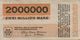 1923 Weimar Germany Notgeld (local Issue) 2 Million Marks ** Designed By The Bauhaus Group**  VERY RARE!! - [11] Local Banknote Issues