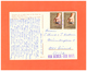 COSTA RICA SAN RAFAEL DE HEREDIA 1975 AIR MAIL POSTCARD WITH 2 STAMPS TO SWISS - Costa Rica