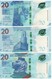 HONG KONG  New $ 20 X 3 Notes. Tea Pot Serie  Newly Issued. Date S 1.1.2018.  The 3 Different Banks - Hong Kong