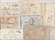 Lot De 30 Plis Des 18° Et 19° Siecles Avec Marques Postales Linéaires Avec Ou Sans Texte - 1801-1848: Voorlopers XIX