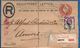 Britain 1905 Registered Envelope Edward VII Lothbury (London) To Antwerpen Belgium 134x83 Mm Type 1902 2002.1503 - Brieven En Documenten