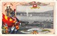 01374 "CENTENAIRE DE LA REUNION DE GENEVE A LA CONFEDERATION SUISSE" ANIMATA. CART  SPED 1914 - Einweihungen